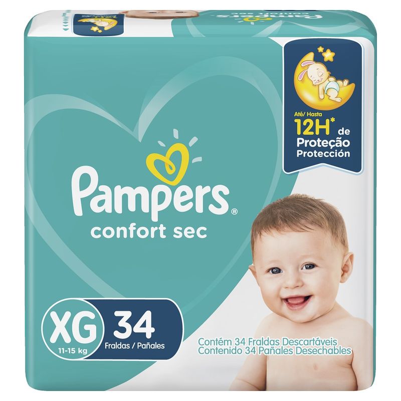 FRALDA-PAMPERS-CONFORTSEC-XG-C-34
