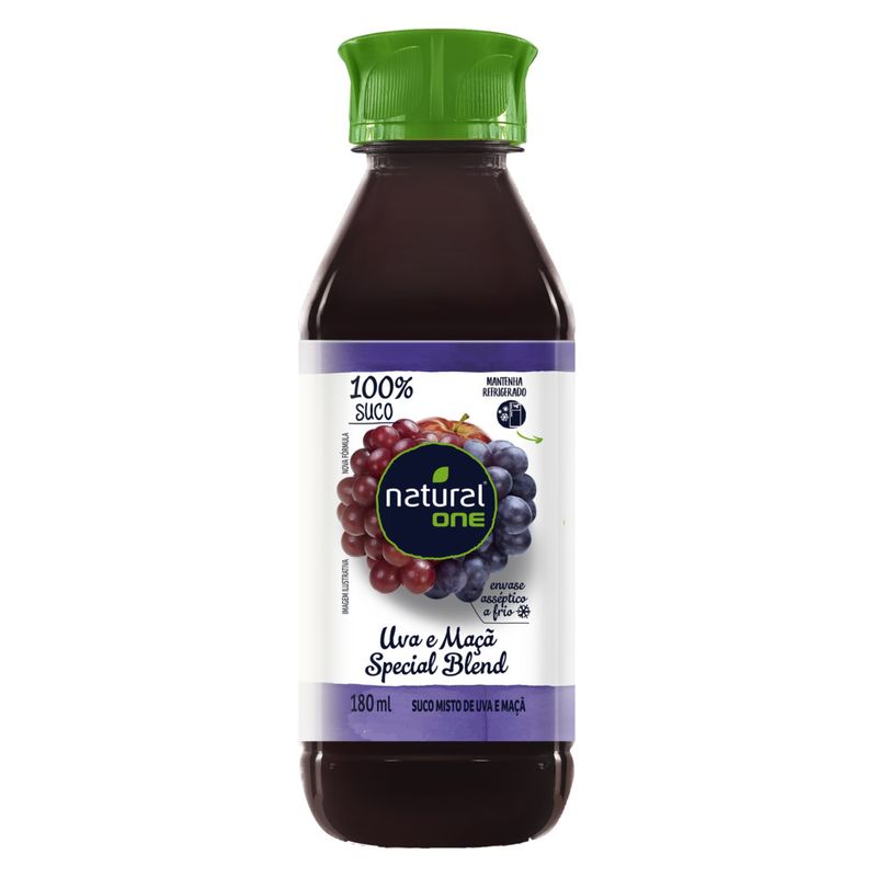Suco Natural One Uva E Maçã 180ml (7899916905966)