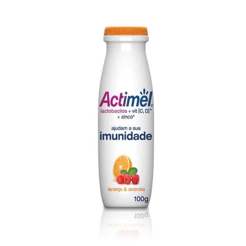Leite Fermentado Actimel Laranja e Acerola 100g (7891025120285)