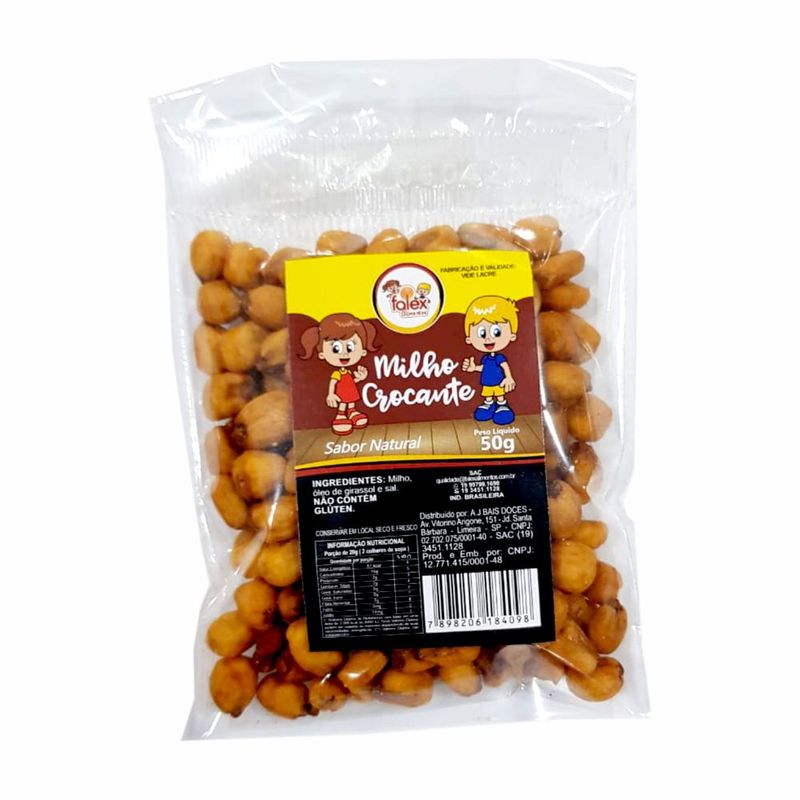 Milho Crocante Falex Natural 50g (7898206184098)