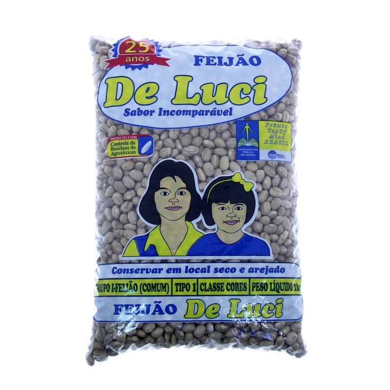 Feijão carioca De Luci 1kg (7898957777013)