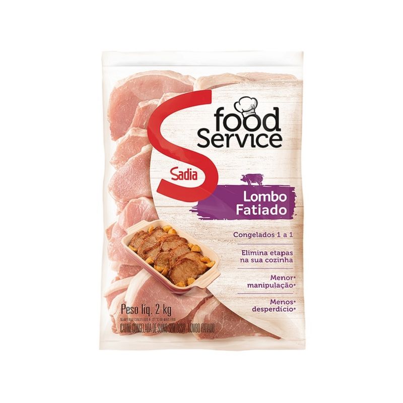 Lombo Suíno Fatiado Sadia 2Kg (7891515558727)