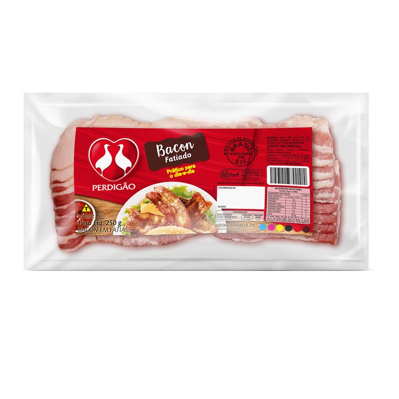 Bacon fatiado Perdigão 250g (7891515546847)