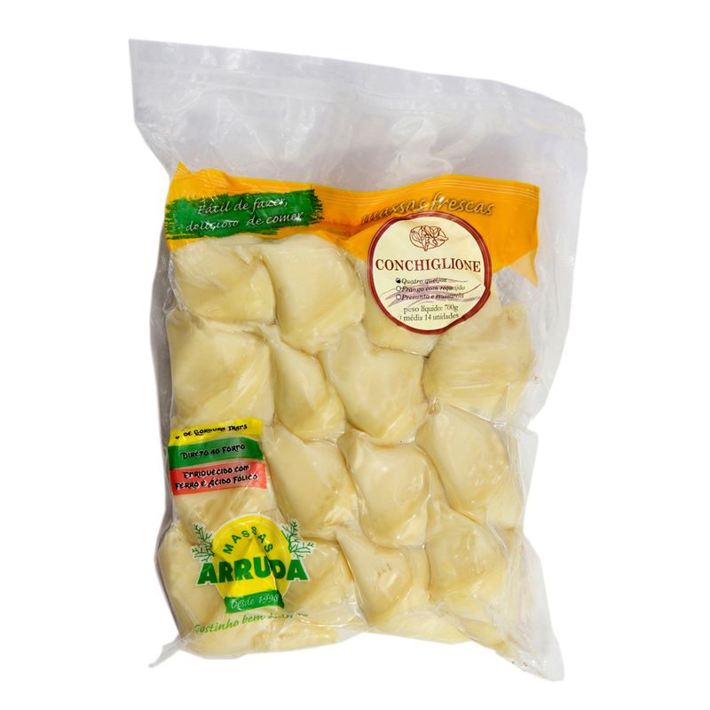 MASSA CONCHIGLIONI ARRUDA 700G 4 QUEIJOS (7898048015024)