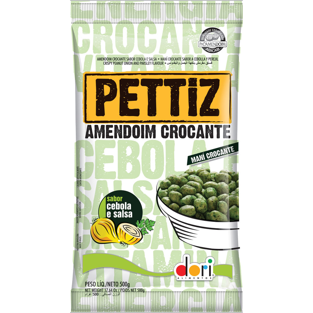 Amendoim Pettiz Cebola Salsa 500g