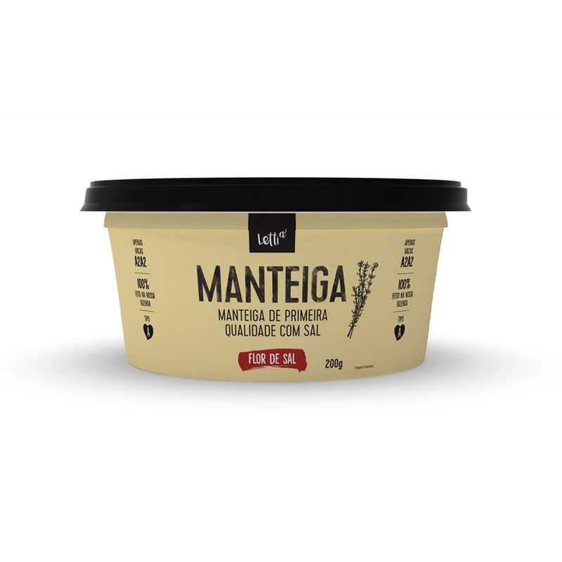 Manteiga Flor De Sal Letti 200g (7898925856757)