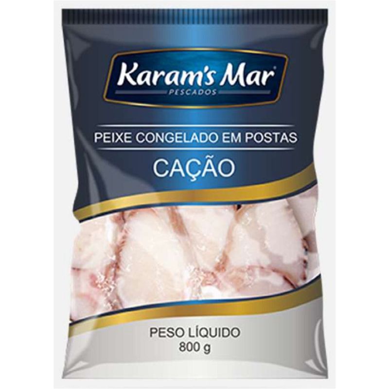 Peixe Cação Posta Karam'S Mar 800g (7898240841353)
