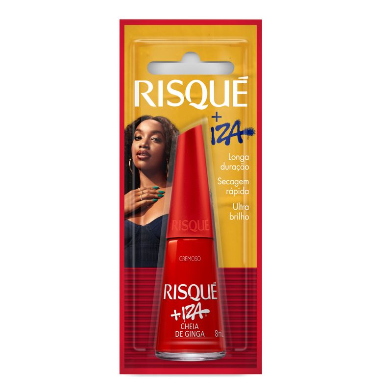 Esmalte Risqué Cremoso + Iza Cheia De Ginga 8ml (7891350039207)
