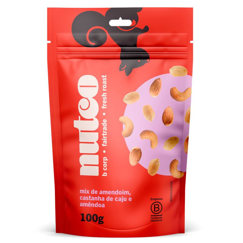 Mix Amendoim Castanha Caju Amêndoa Nutco 100g (7898692300156)