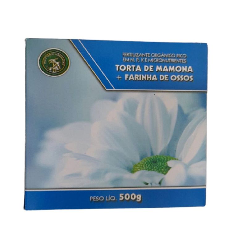 Fertilizante Orgânico Mato Verde Torta Mamona Far Osso 500g (7897480333482)