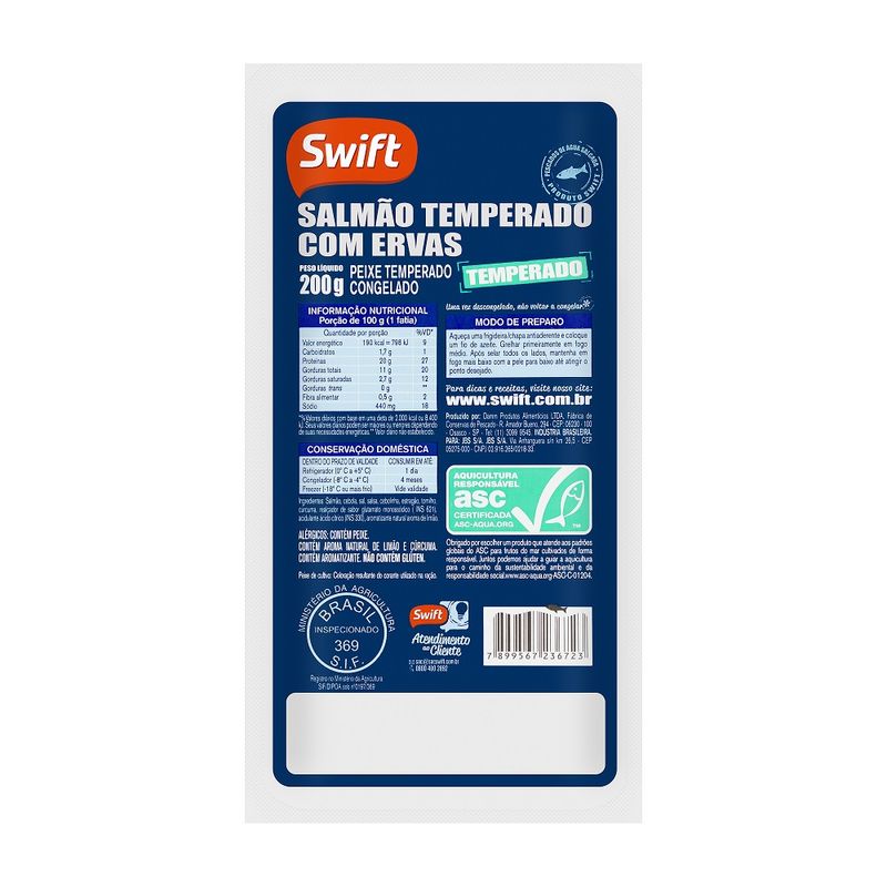 Salmão com ervas Swift 200g (7899567236723)
