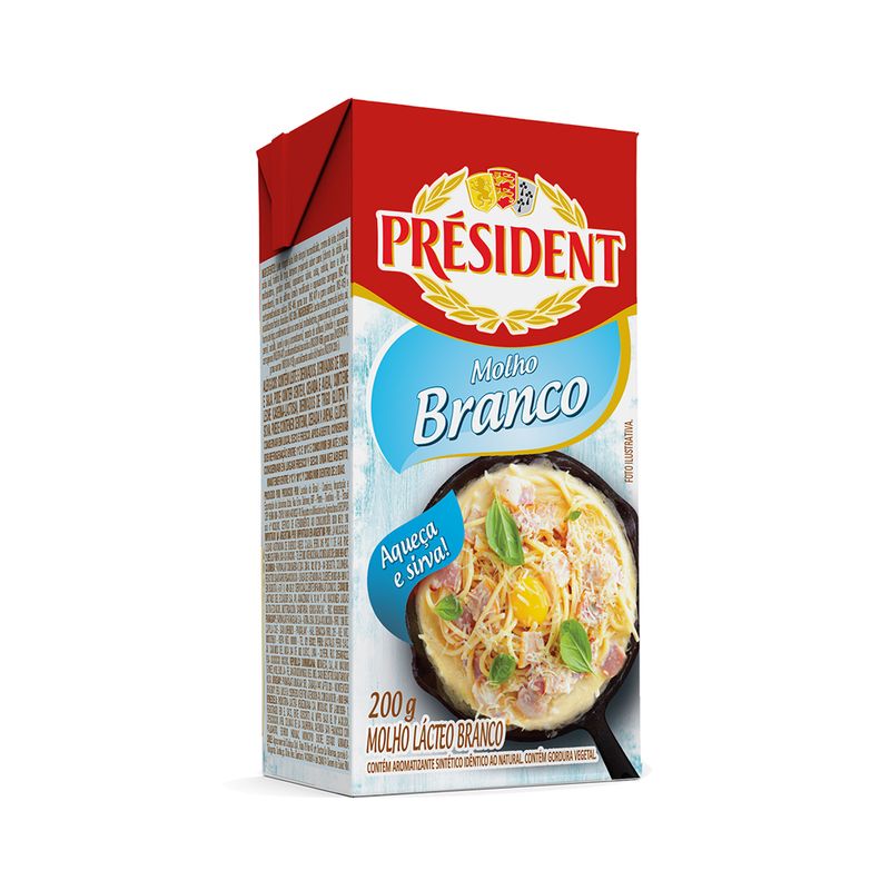 Molho Pronto Président Branco 200g (7891097104077)