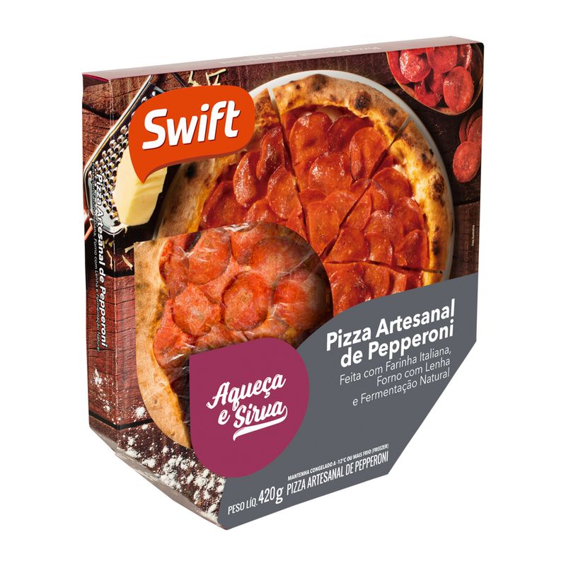 Pizza Artesanal Swift 420g Pepperoni (7899567237577)