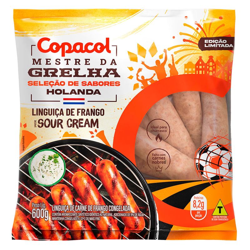 Linguiça de Frango Sour Cream Copacol 600g (7891527066142)
