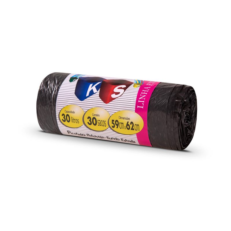 Saco Lixo Ks Express 30L Com 30 (7898904855122)