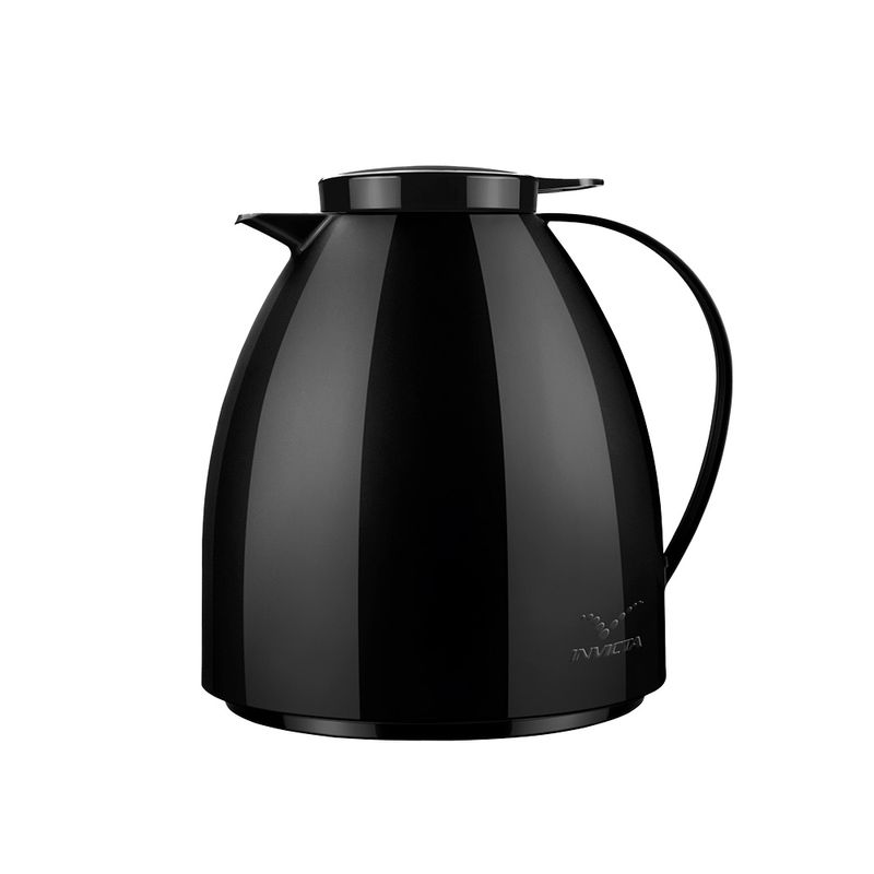 Bule Térmico Viena Invicta Gatilho Preto 400ml (7891691002137)