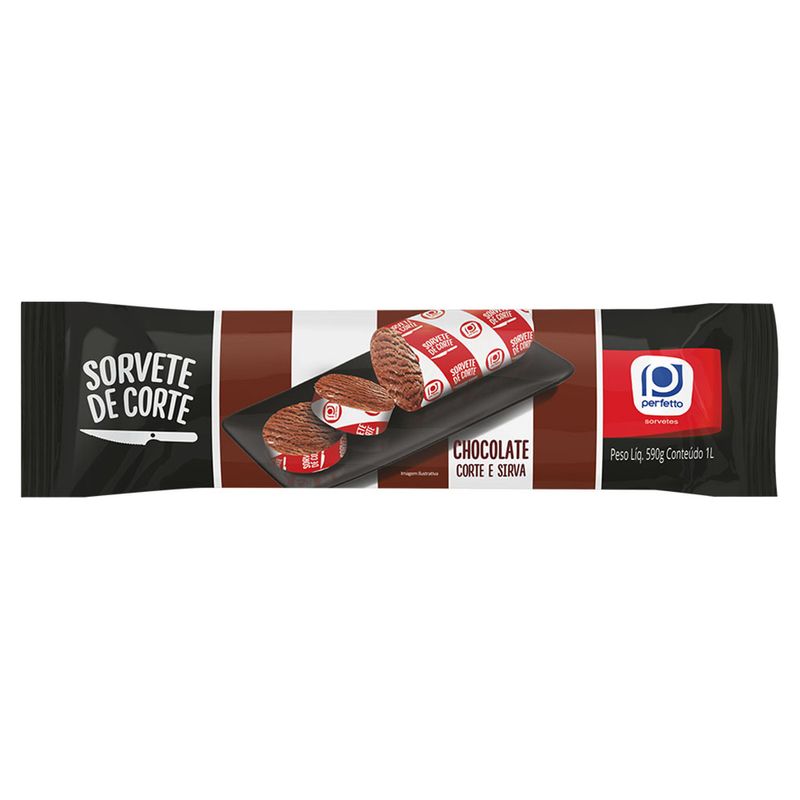 Sorvete Perfetto 560g De Corte Chocolate (7898080812100)