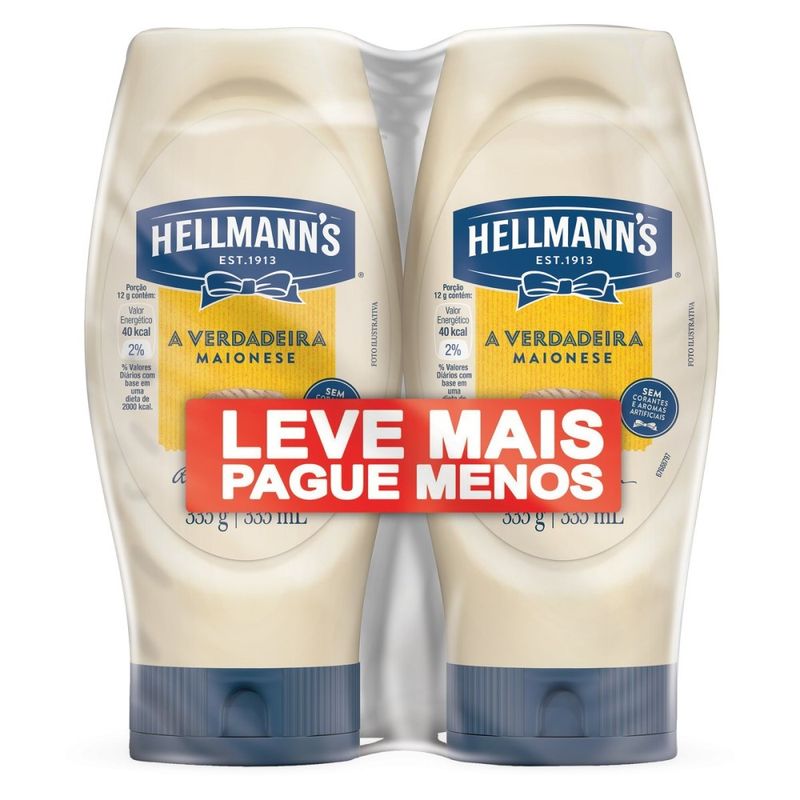 Maionese Hellmann's Tradicional Kit Com 2 335g (7891150078956)