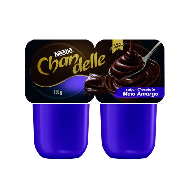 Sobremesa Chandelle Cchocolate Meio Amargo 180g (7891000357842)