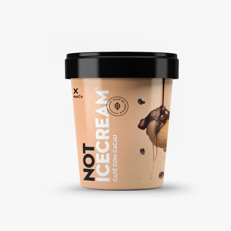 Sorvete Not Ice Cream Café Com Cacau 100ml (7898686950374)