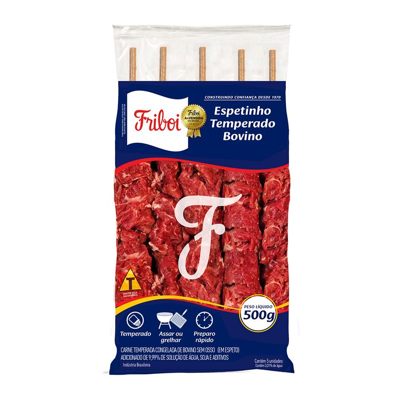 Espetinho Congelado Temperado Bovino Friboi (7899567248627)