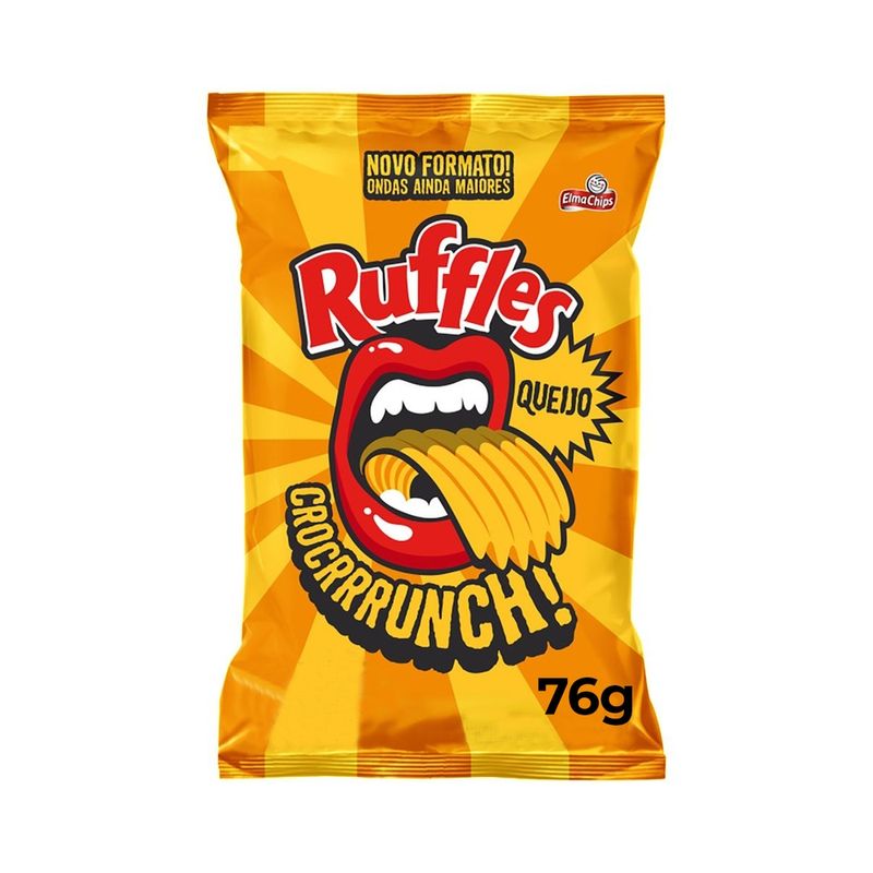 Batata Frita Ondulada Queijo Elma Chips Ruffles Pacote 76G (7892840818197)