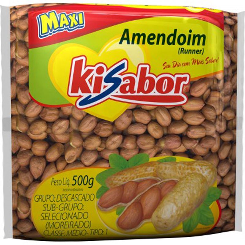 Amendoim Kisabor 500g Runner (7898416522147)