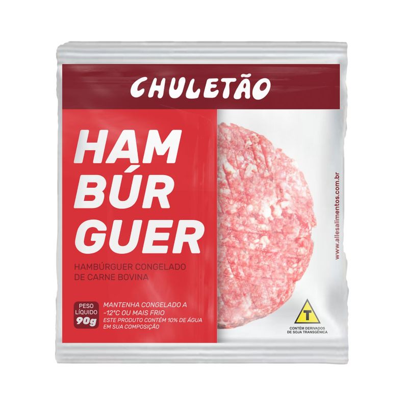 Hamburguer Bovino Chuletão 90g (7898908236408)