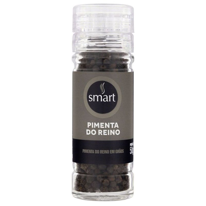 Pimenta-do-Reino em Grãos com Moedor Smart Vidro 50g (7898649350333)