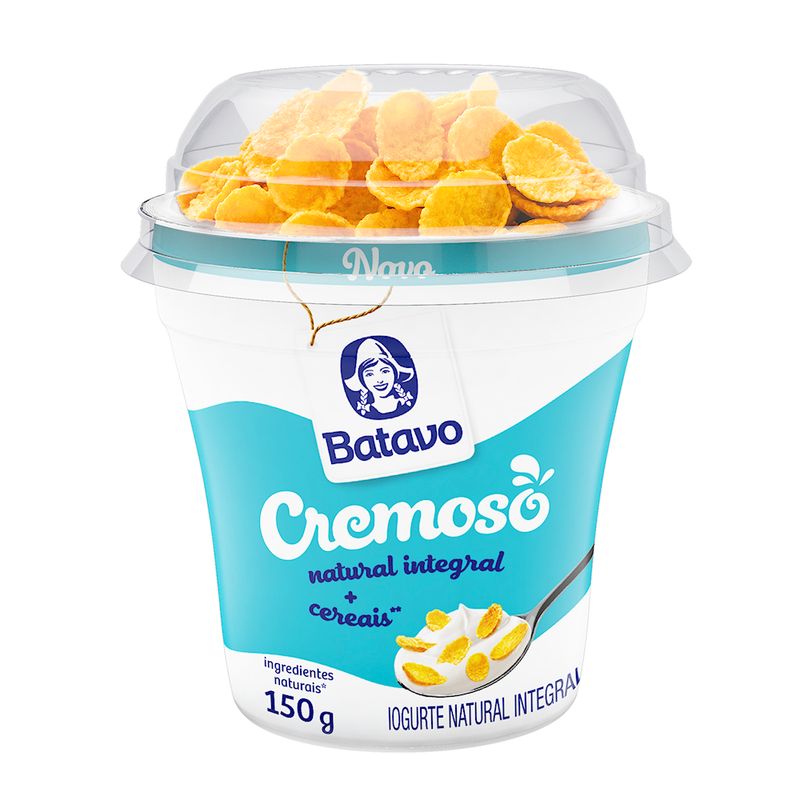 Iogurte Natural Integral Cereais Cremoso 150g (7891097104565)