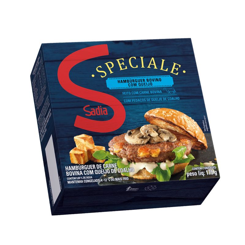 Hamburguer Sadia Speciale 175g Bovino Com Queijo (7891515544706)