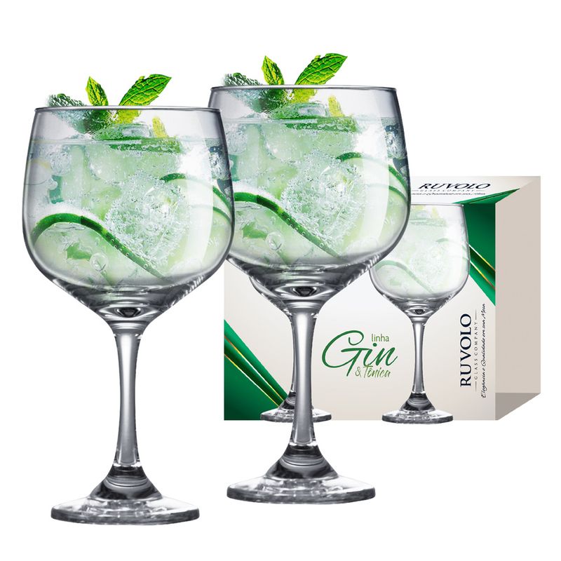 Jogo Taca Gin For You Com 2 Peças Incolor (7908011005225)