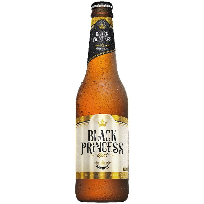 Cerveja Black Princess 355ml Gold (7898377661084)