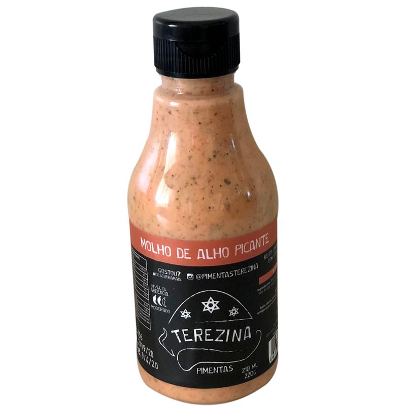 Molho Alho Terezina Picante 210ml (0606529990572)