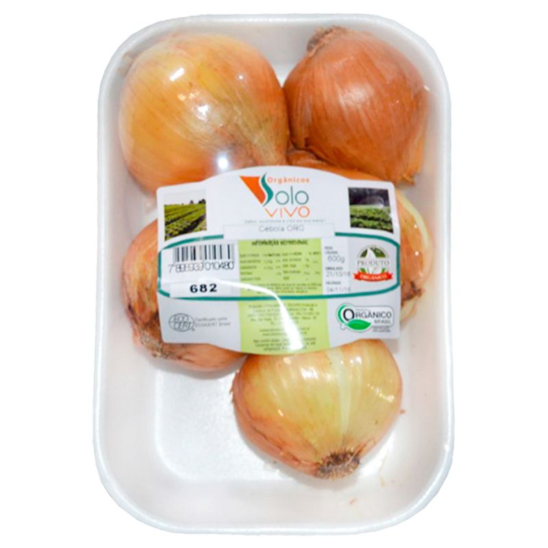 Cebola Orgânica Solo Vivo 600g (7898939010480)