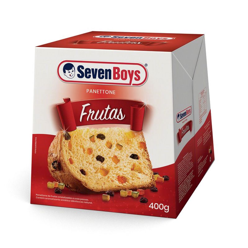Panettone Seven Boys Frutas 400g (7891193006435)