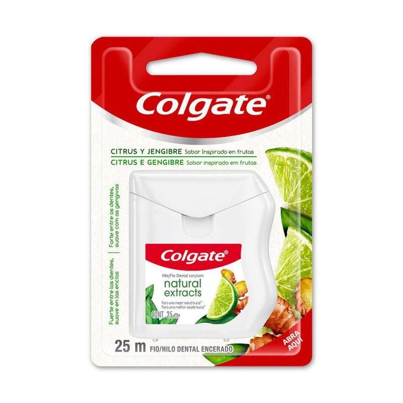 Fio Dental Colgate Natural Extracts Citrus e Gengibre (7509546671529)