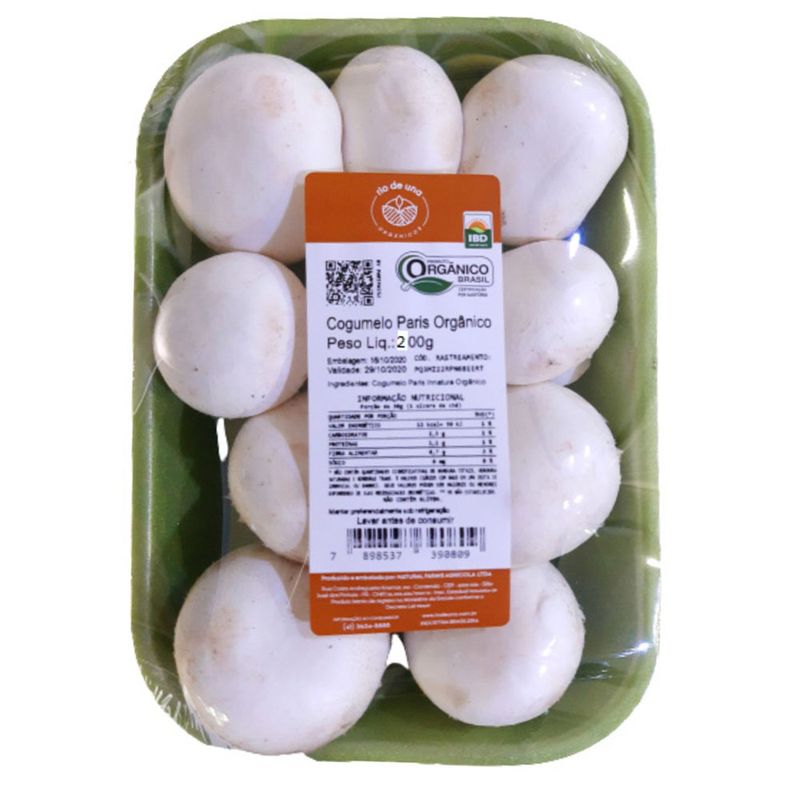 Cogumelo Paris Orgânico RDU 200g (7898537391349)