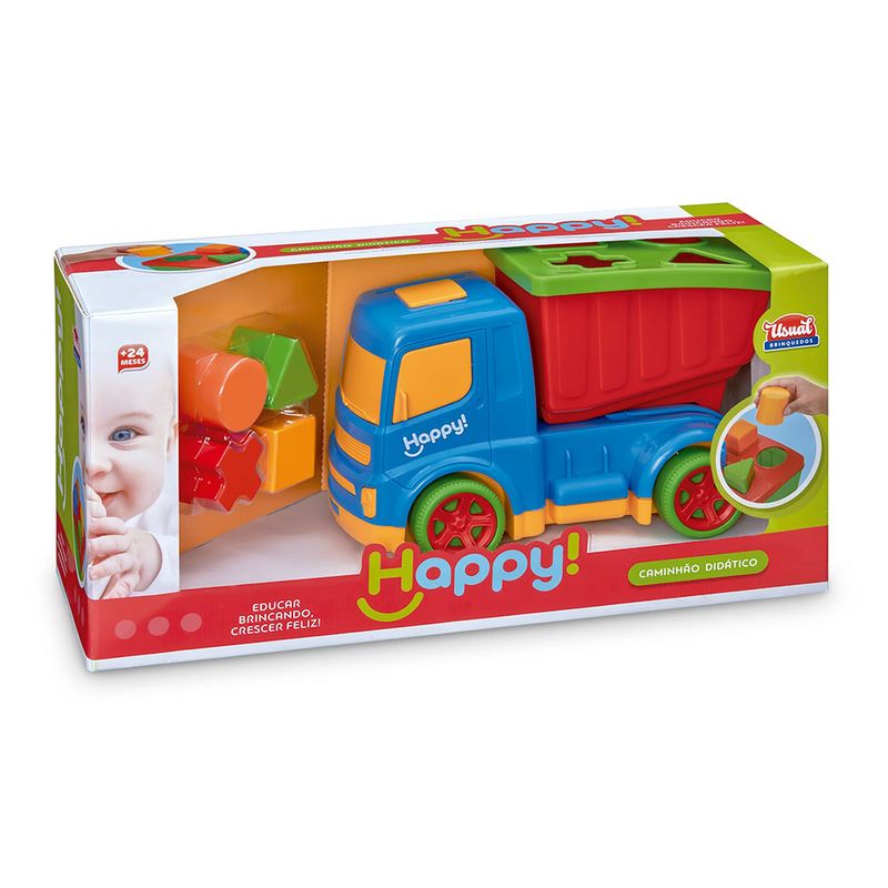 Brinquedo Didático Caminhão Happy Usual (7898300574962)