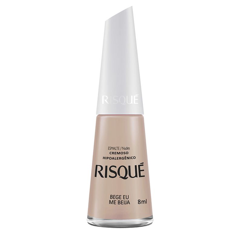Esmalte Risque Cremoso Bege Eu Me Beija 8ml (7891350034370)