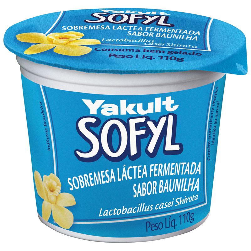 Sobremesa Lactea Fermentado Sofyl Baunilha 110g (7891156076017)
