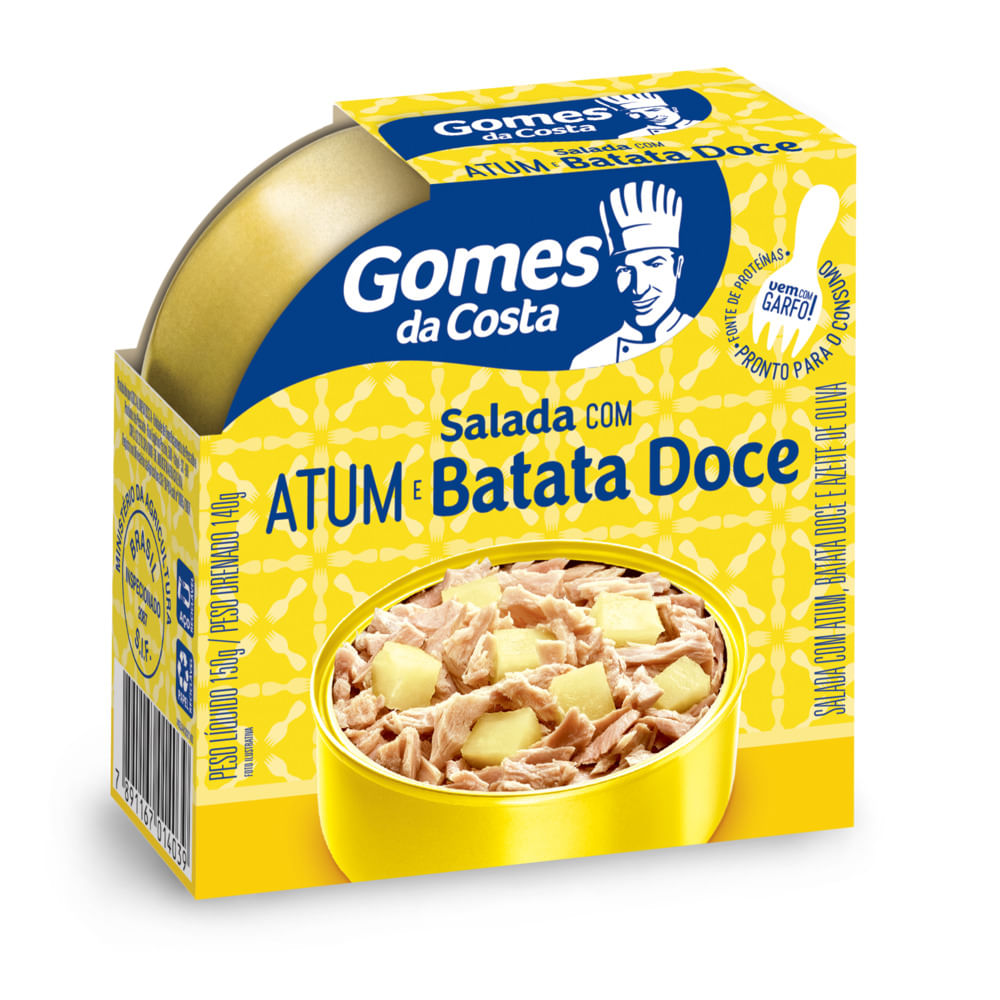 Salada Gomes Da Costa 150g Atum Batata Doce Azeite