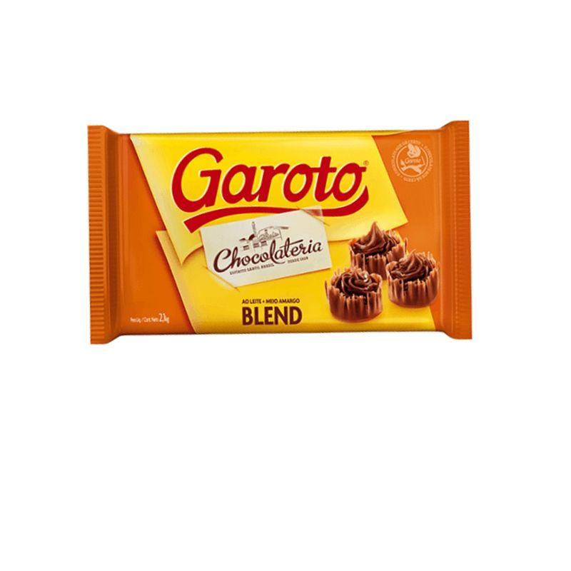 CHOC COBERT GAROTO 2,1KG LEIT BLEND BLEND (7891008045154)
