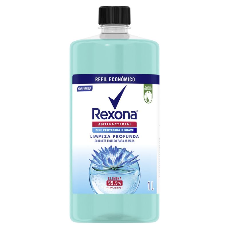 Sabonete Líquido Antibacteriano Mãos Rexona 1l Ref Limp (7891150084209)