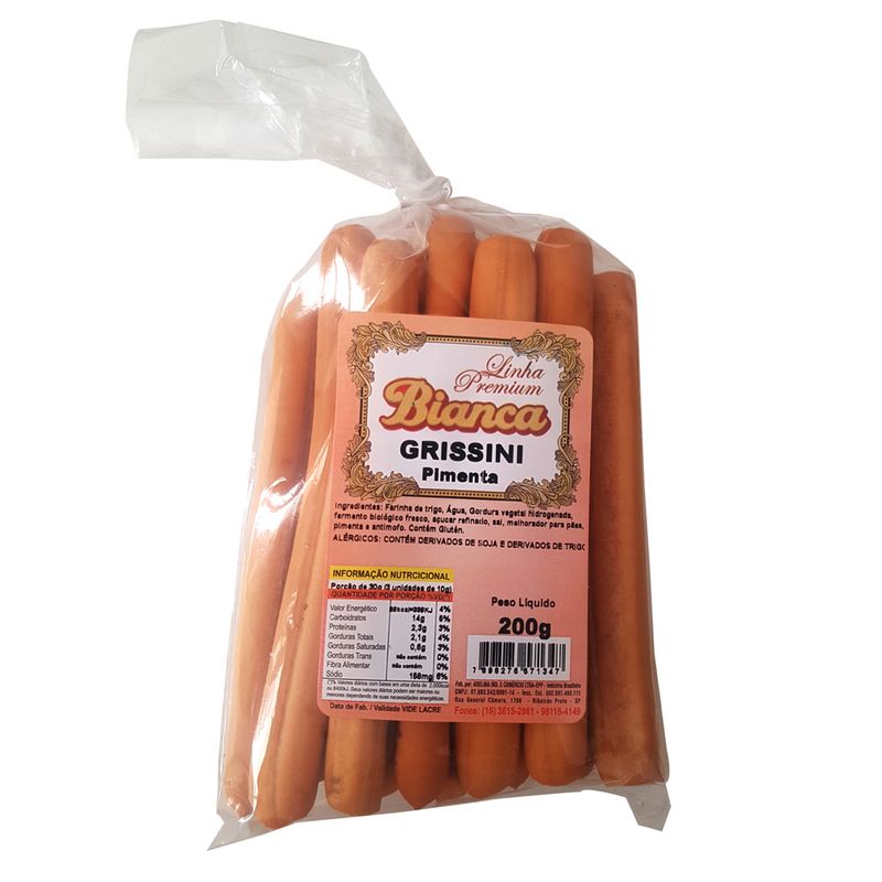 Grissini Bianca de pimenta 200g (7898276571347)