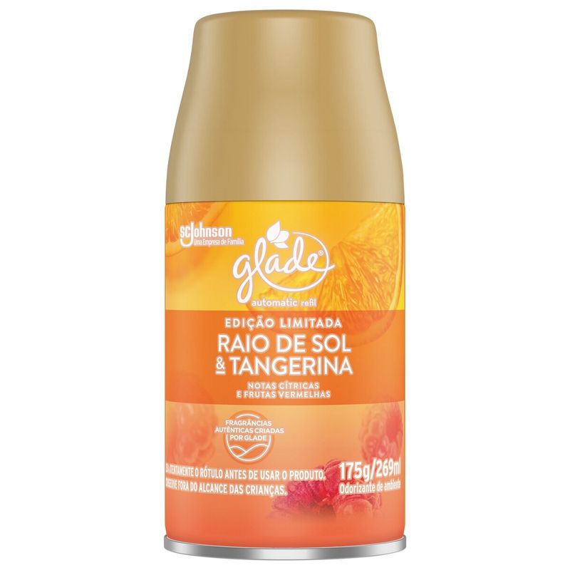 Odorizador Automático Glade 269ml Ref Ed Limit Raio Sol Tang (7894650939697)
