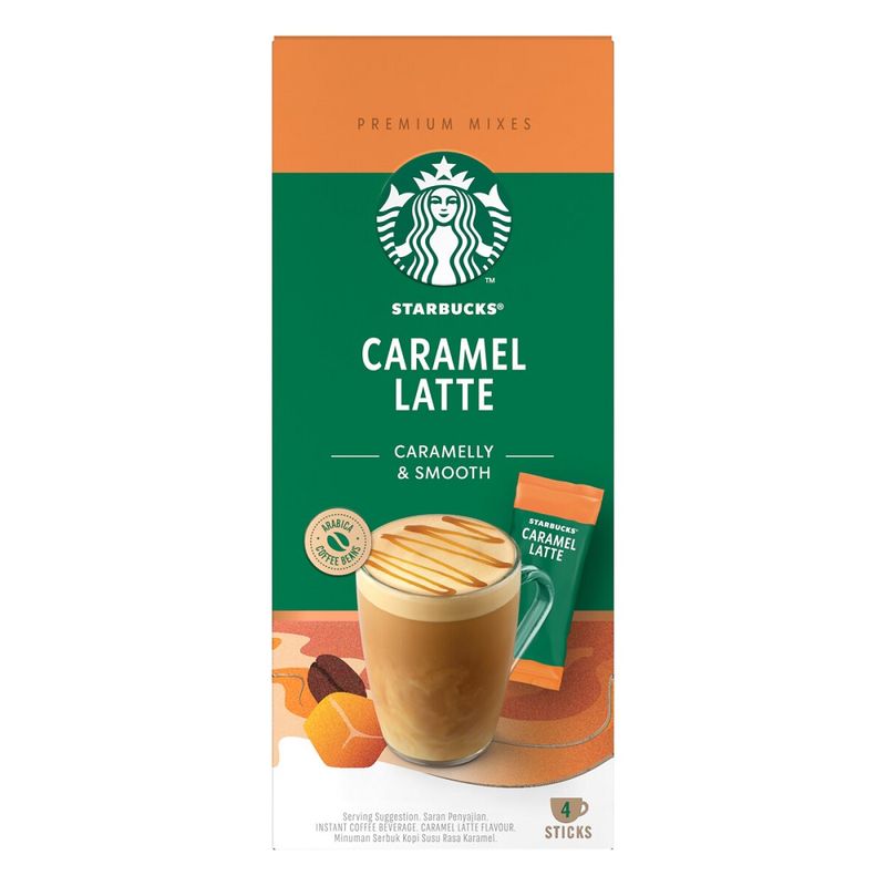 Café Starbucks Latte Caramel Sachê 92g (8445290216786)