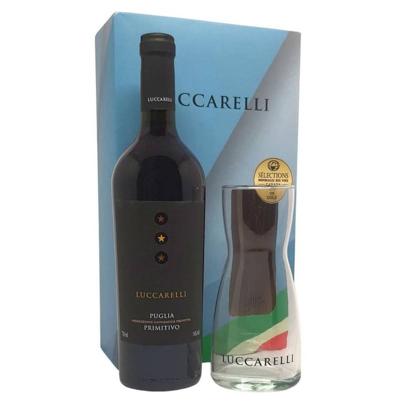 Vinho Italiano Luccarelli Mini Decanter 750ml (7898626316130)