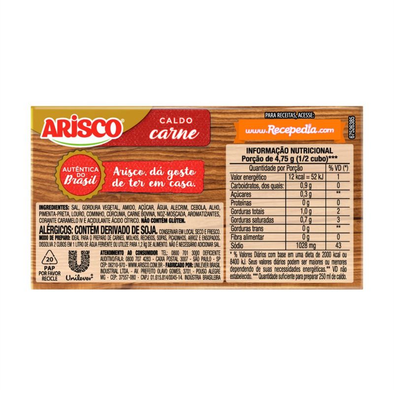 CALDO-TAB-ARISCO-57G-CARNE