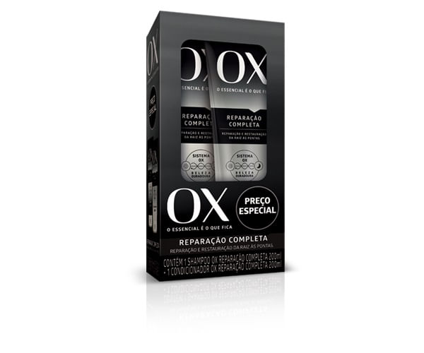 Shampoo E Condicionador Ox Reparação 200ml (7891176117929)